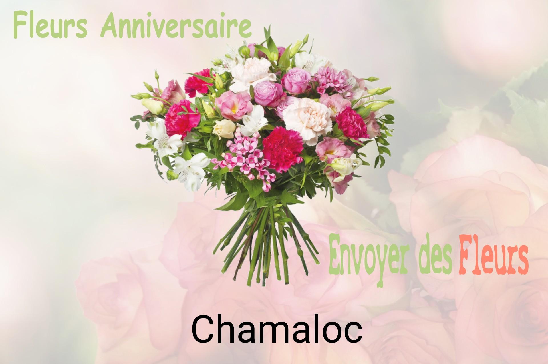 Bouquet de fleurs d’anniversaire livré à Chamaloc